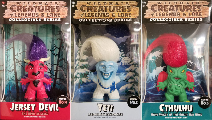 Jersey Devil, Yeti, Cthulhu