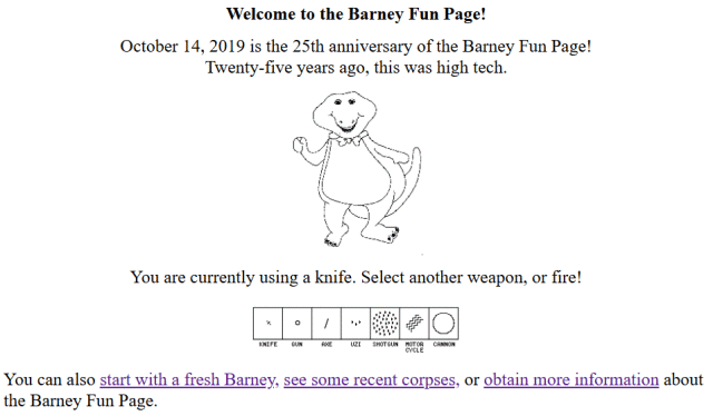 Barney Fun Page