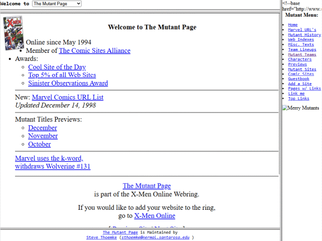 The Mutant Page