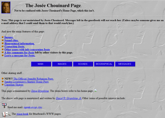 Josee Chouinard Image Home Page