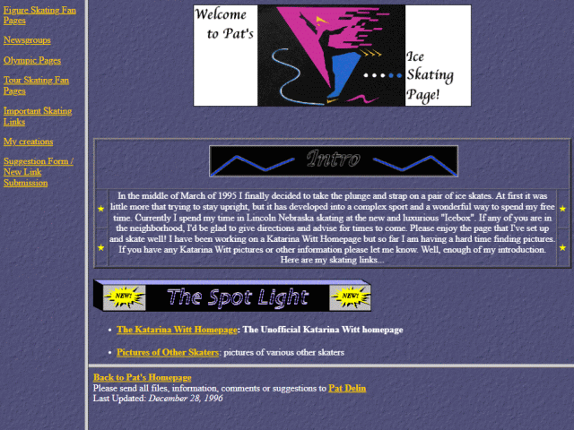 The (Unofficial) Katarina Witt Homepage