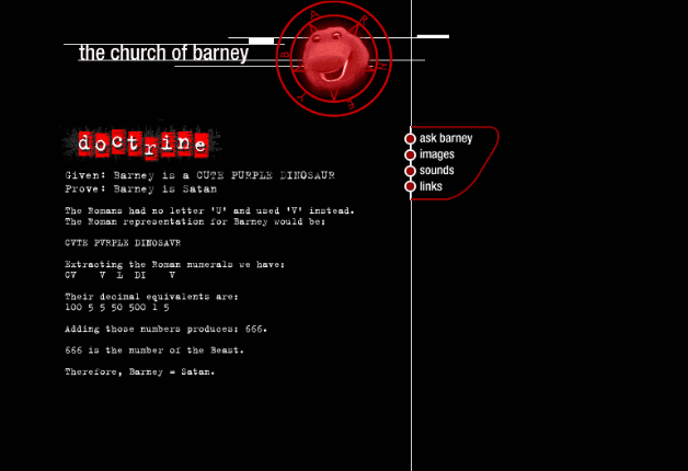 The Church of Barney