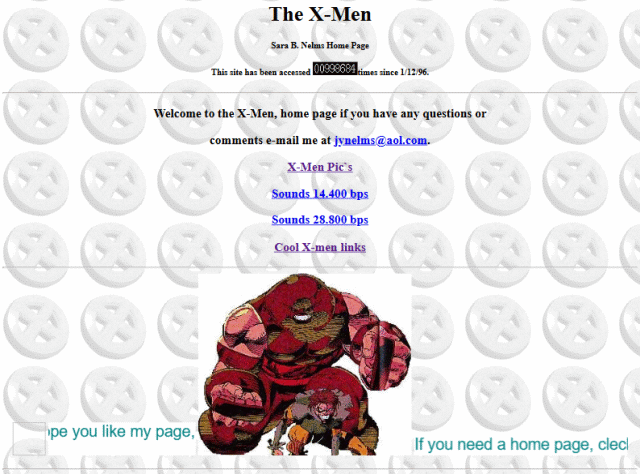 Sara's X-Men Home Page